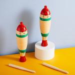 Colorful Fish Shaped Guiro Instrument for Kids