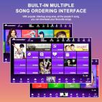 Kids Karaoke Machine with Touch Screen & Microphone