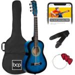 30in Kids Classical Acoustic Guitar Beginner Set - Blue