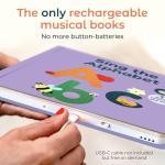 Cali's Interactive ABC Musical Book for Toddlers