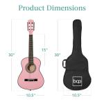 30in Kids Acoustic Guitar Starter Kit with Case