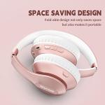Rose Gold Wireless Bluetooth Headphones for Kids
