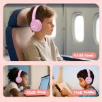 Kids Bluetooth Headphones with Volume Limit and 60H Playtime