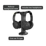 Dual Wireless Headphones for Kids' TV Enjoyment