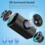 20W Bluetooth Speaker with RGB Lights for Kids