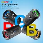 20W Bluetooth Speaker with RGB Lights for Kids