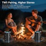 20W Bluetooth Speaker with RGB Lights for Kids