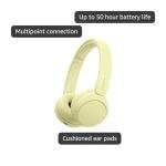 Sony WH-CH520 Wireless Headphones for Kids - Yellow