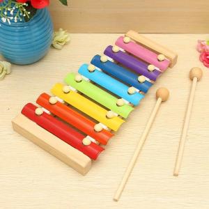 Colorful 8-Tone Wooden Xylophone for Kids
