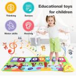 Kids' Piano Mat Play Blanket with Dance Features