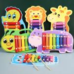 Colorful 8-Tone Wooden Xylophone for Kids