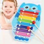 Colorful 8-Tone Wooden Xylophone for Kids