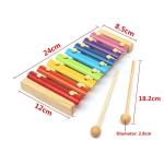 Colorful 8-Tone Wooden Xylophone for Kids