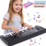 Kids 37-Key Electronic Piano with Microphone