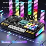 Kid DJ Mixer and Microphone with Piano Keyboard