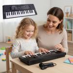 Kids 37-Key Electronic Piano with Microphone