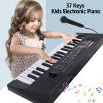 Kids 37-Key Electronic Piano with Microphone