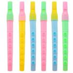 20 Mini Colorful Flute Toys for Kids
