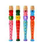 Colorful Wooden Flute Musical Toy for Kids