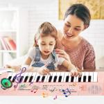 37-Key Kids Electronic Piano with Microphone