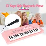 37-Key Kids Electronic Piano with Microphone