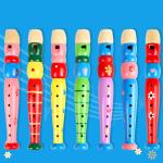 Colorful Wooden Flute Musical Toy for Kids