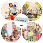 37-Key Kids Electronic Piano with Microphone