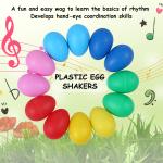 12 Egg Shakers for Kids' Musical Fun