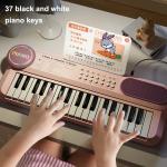 37-Key Electric Piano for Kids with Microphone