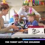 Kid DJ Mixer with Microphone and Piano Keyboard