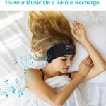 Bluetooth Sports Headband: Music & Sleep Comfort