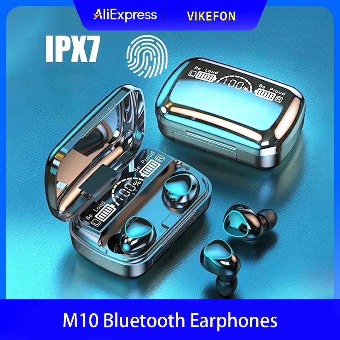 M10 Wireless Bluetooth Earbuds with LED Display