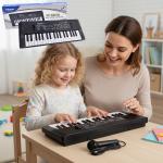 37-Key Kids Electronic Piano with Microphone