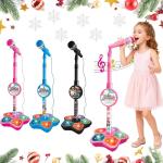 Kids Microphone with Stand for Karaoke Fun