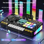 Kid DJ Mixer and Microphone with Piano Keyboard