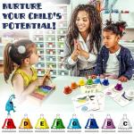 Colorful Hand Bells Set for Kids - 8 Notes