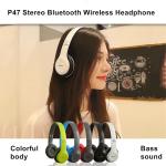 Foldable Wireless Headphones with Microphone for Kids