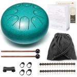 Kids 8-Note Steel Tongue Drum with Bag