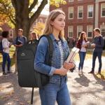 Kids' Backpack with USB Port for Music Lovers