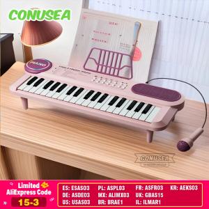 37-Key Electric Piano for Kids with Microphone