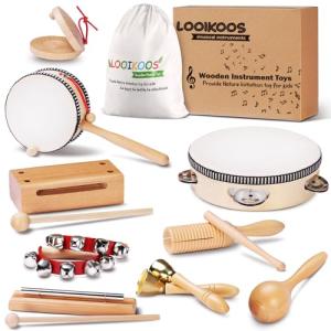 Eco-Friendly Toddler Music Toys with Storage Bag