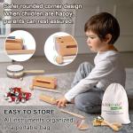 Eco-Friendly Toddler Music Toys with Storage Bag