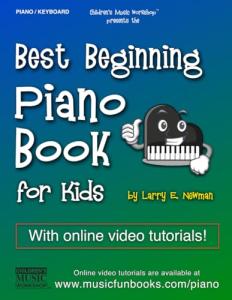 Fun Piano Book for Kids with Video Support