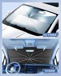 Mazda 3 Windshield Sunshade with Carry Bag