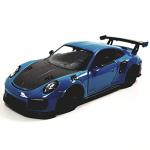 2010 Porsche 911 GT2 RS Aqua Blue Diecast Model
