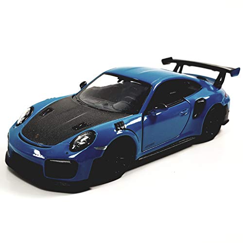 2010 Porsche 911 GT2 RS Aqua Blue Diecast Model
