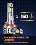 Forenner Fahren H11/H9/H8 LED Headlight Bulbs