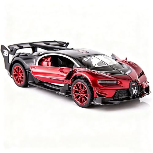 Bugatti Vision GT Supercar Model with Lights