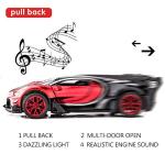 Bugatti Vision GT Supercar Model with Lights