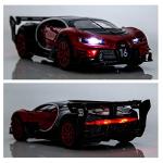 Bugatti Vision GT Supercar Model with Lights